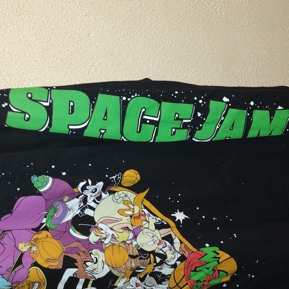 Space Jam Longsleeve T-Shirt 100% Cotton L - Picture 3 of 5